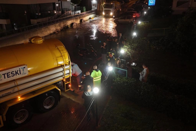 Tekirdağ'da sel seferberliği