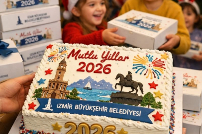 İzmir'de yeni yıl pastaları bu yıl da Büyükşehir’den