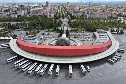 Konya Otogarı geçen yıl 18 milyona hizmet verdi
