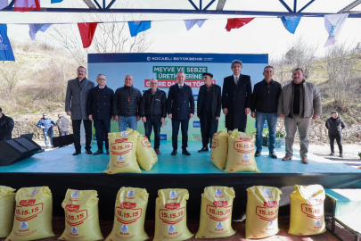 Kocaeli'de çiftçiye gübre desteği