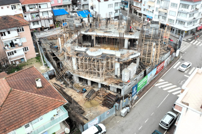 Yeni Kuruçeşme Merkez Camii şekillenmeye başladı