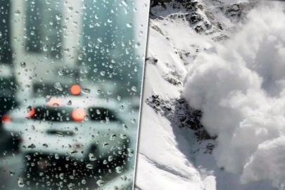 Meteoroloji’den kuvvetli yağış ve çığ uyarısı